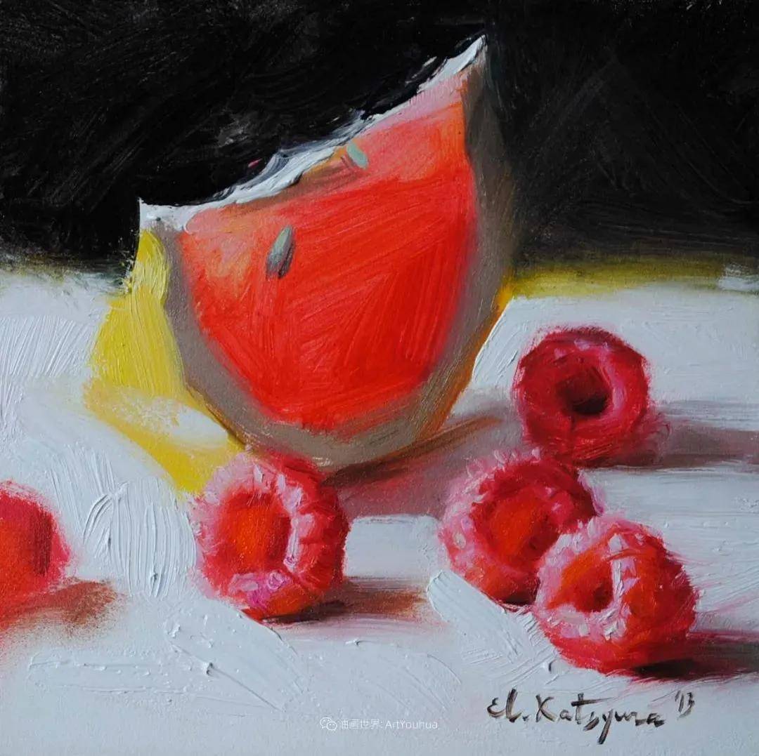 俄罗斯女画家埃琳娜卡特修拉静物作品欣赏