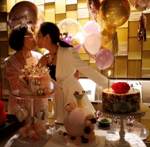 郭可盈开派对庆52岁生日 熊黛林双胞胎女儿现身 You Thank 林天若
