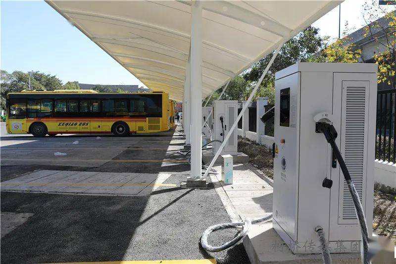 正式投用!全市供电容量最大的公交充电站在柯桥城区启用
