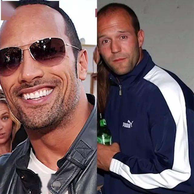 巨石强森vs杰森斯坦森9岁-45岁对比,引领无数人健身的硬汉