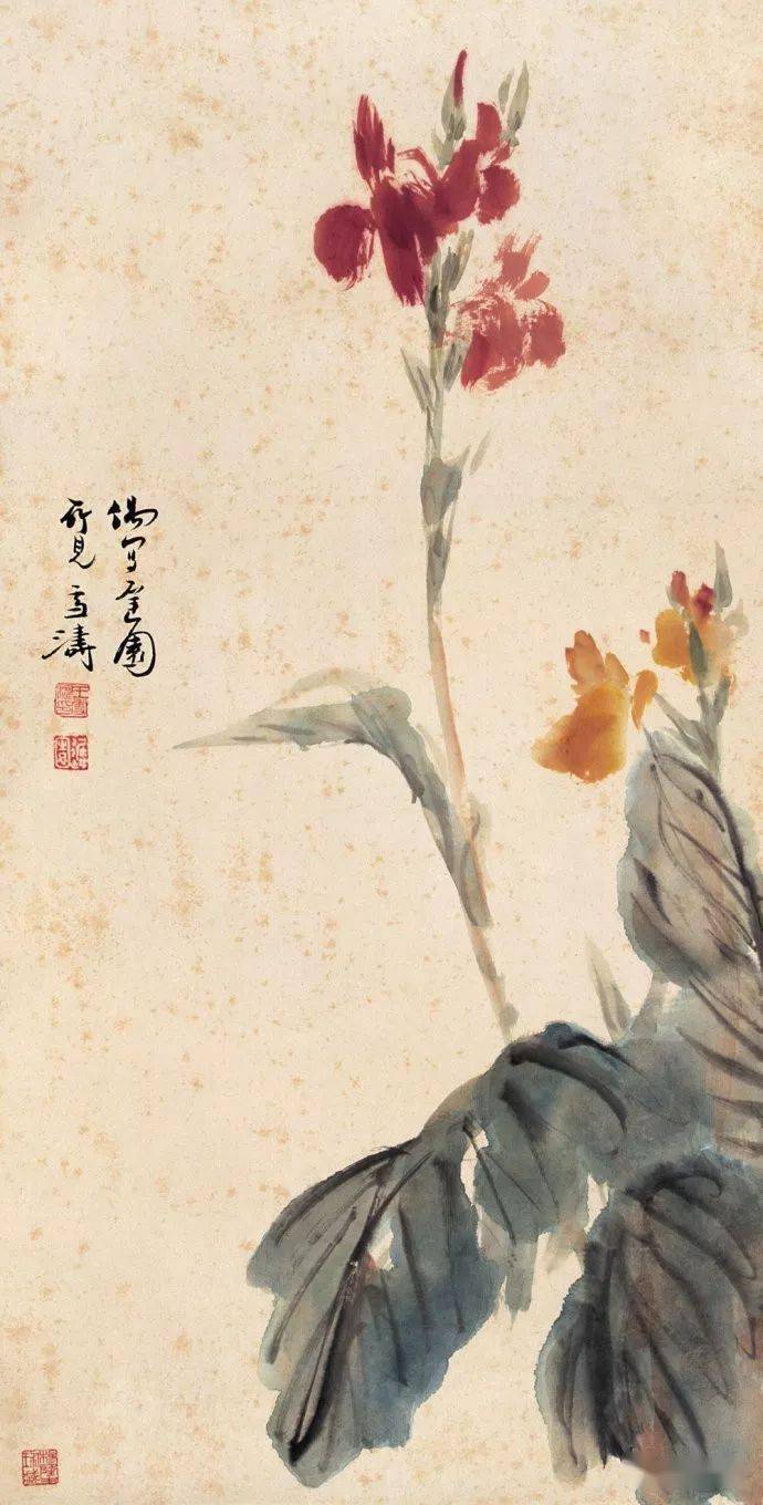 王雪涛花鸟作品,精选60幅!_国画_迟园_花卉