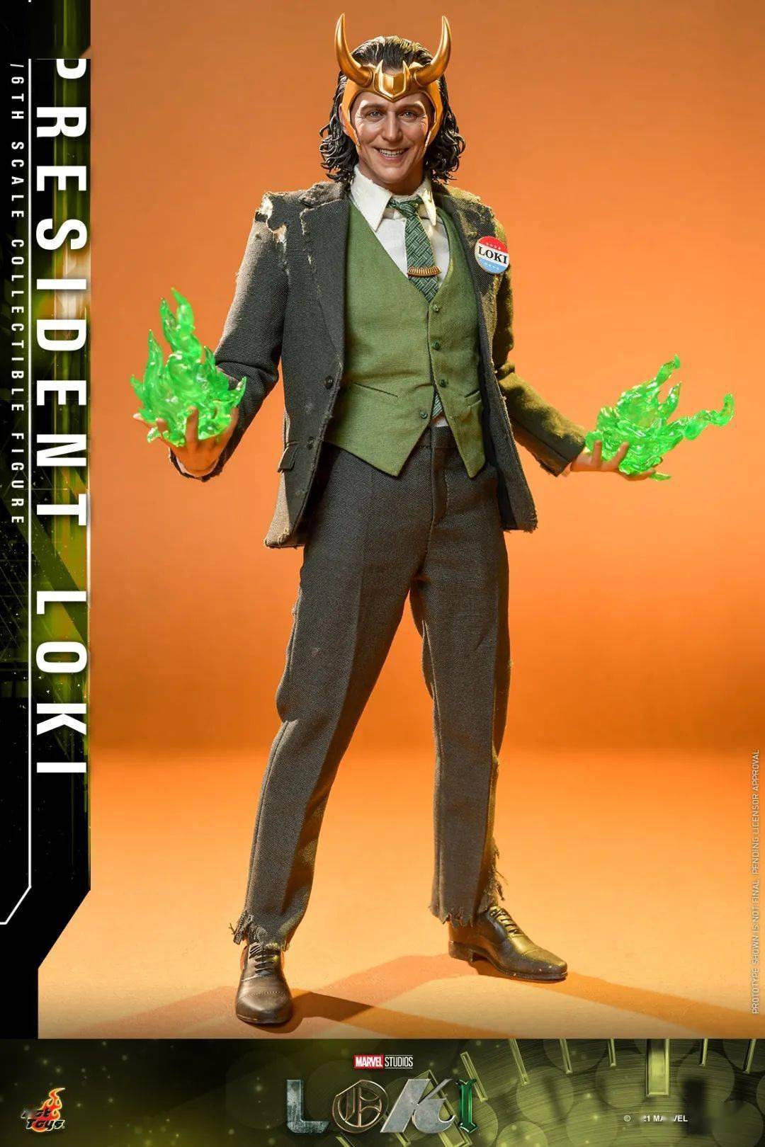 ​新品预定~ hottoys ht 1/6 洛基 总统洛基loki tms066