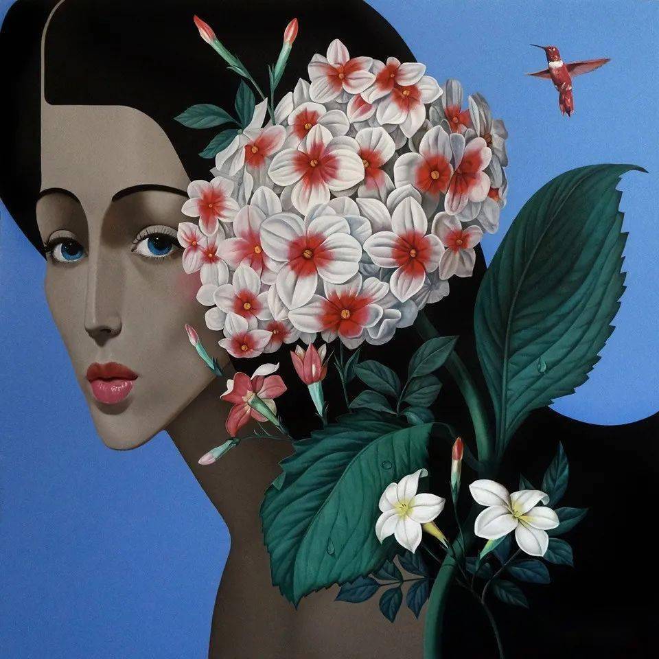 抽象唯美的创意插画设计艺术续