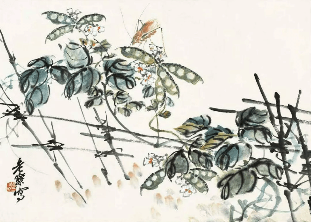 诸乐三花鸟画作品赏析