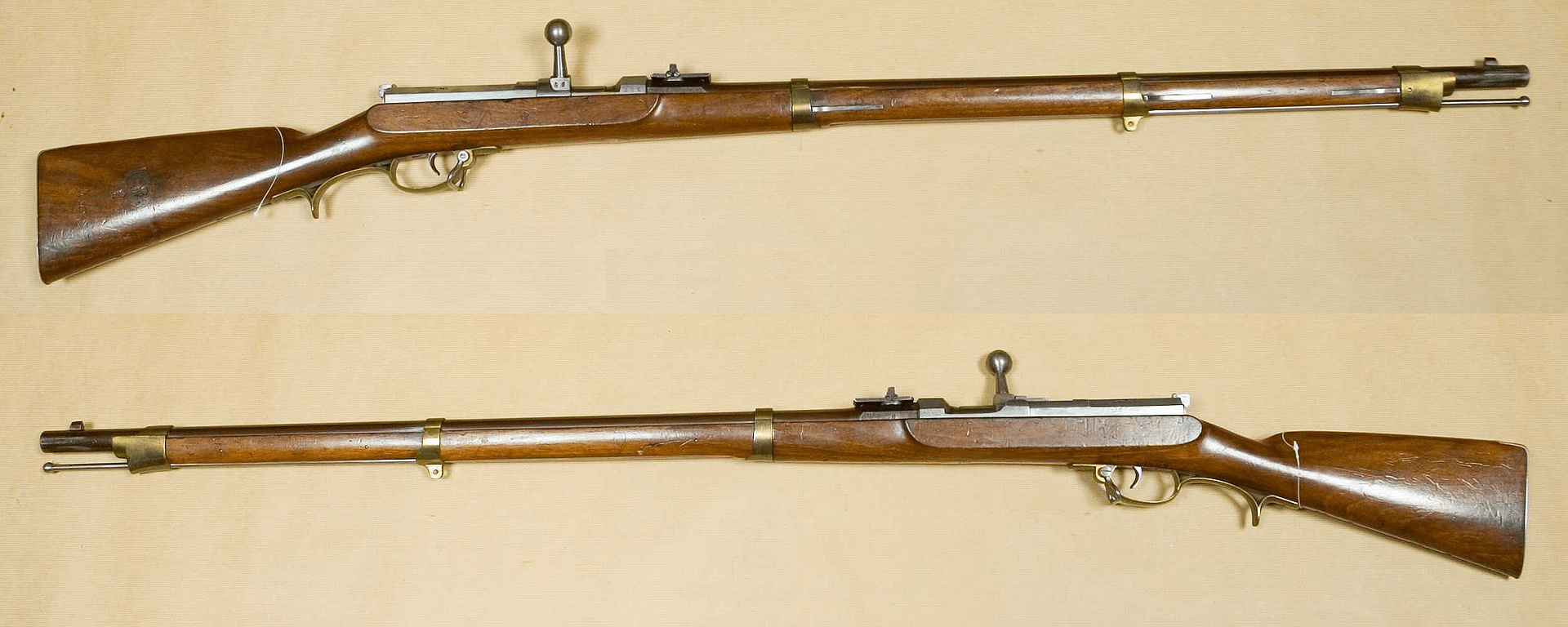 19世纪后半段的时候,德国和法国这对冤家的步枪一直是在进行竞争,额