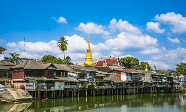 泰国尖竹汶有座福田寺华人春节年俗活动重要场所开启一年好运