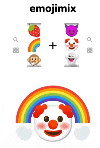 单发emoji表情太落伍，现在得合起来才够味了