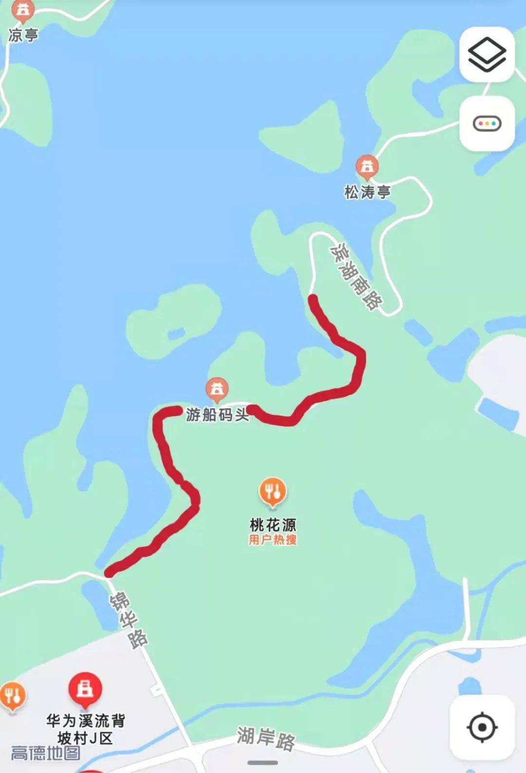 东莞松湖烟雨地图图片