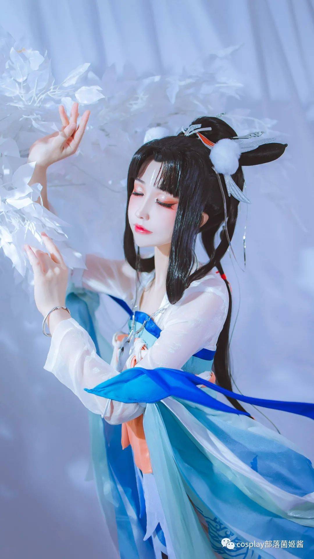 cos:王者荣耀嫦娥如梦令cos正片@衣衣