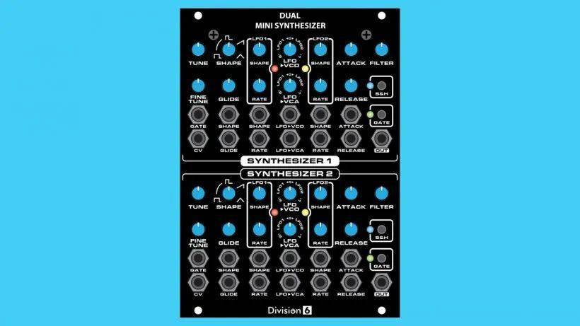 Division 6 将两个名片合成器加在一起，变成了Dual Mini Synthesizer