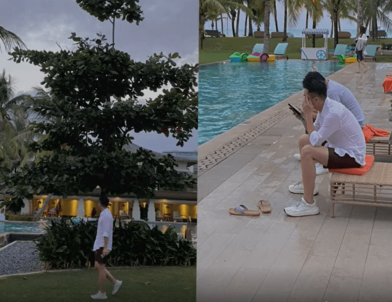 汪小菲离婚后度假被偶遇!