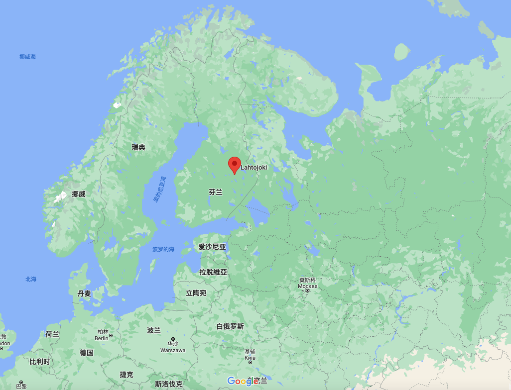 芬兰地理位置图片