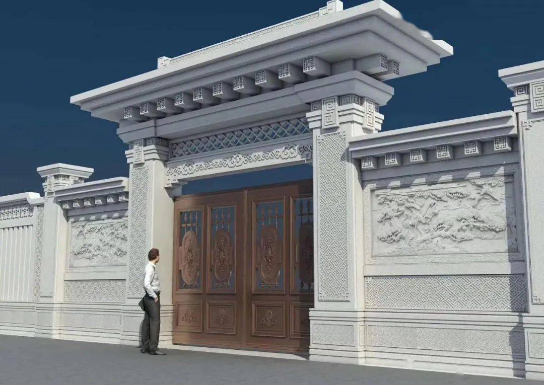 别墅壕不壕,看大门就知道了,福建"特色" 惊呆外地人!_石材_福州_建材
