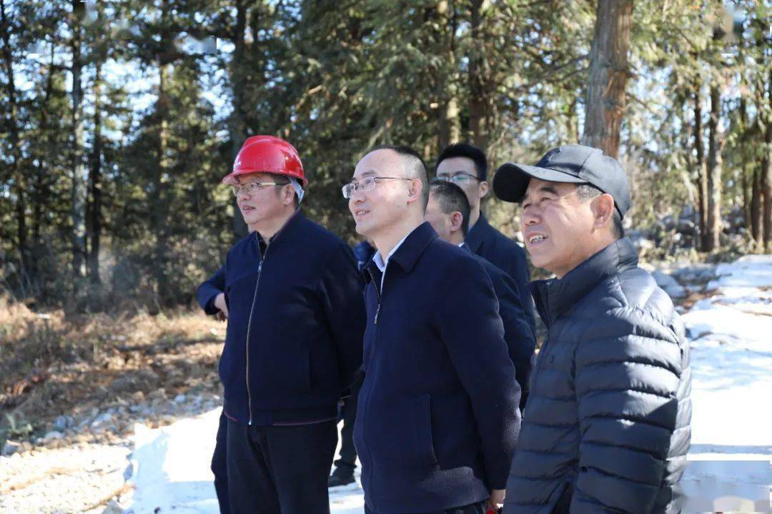 12月2日,永定区委书记朱法栋带队前往七星山旅游开发项目现场调研,他
