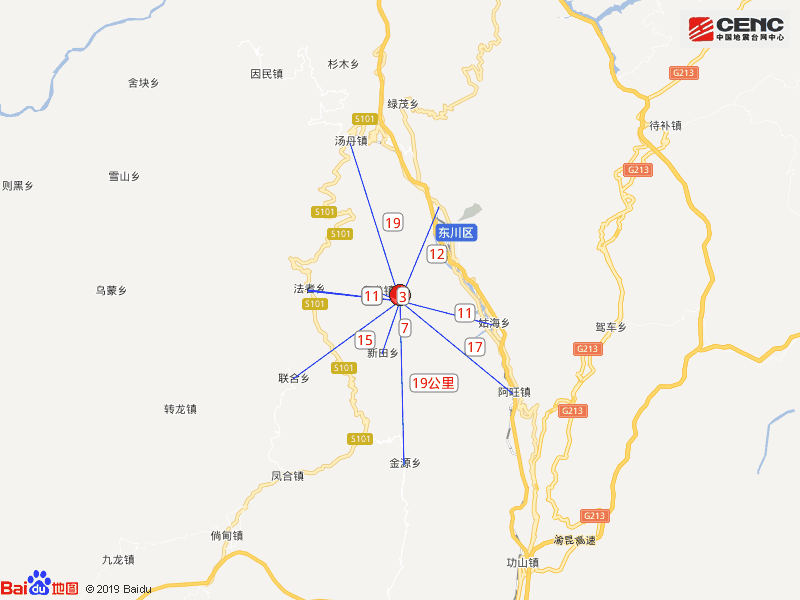 东川区阿旺镇地图图片