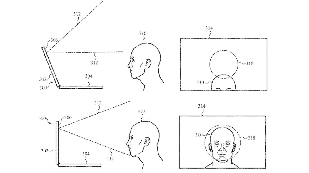苹果申请 MacBook 专利：屏幕可自动调节角度，以适合人眼观看