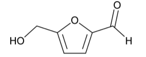 结构式(5(hydroxymethyl-2-furaldehyde)化学名50mg规格f152l0批号