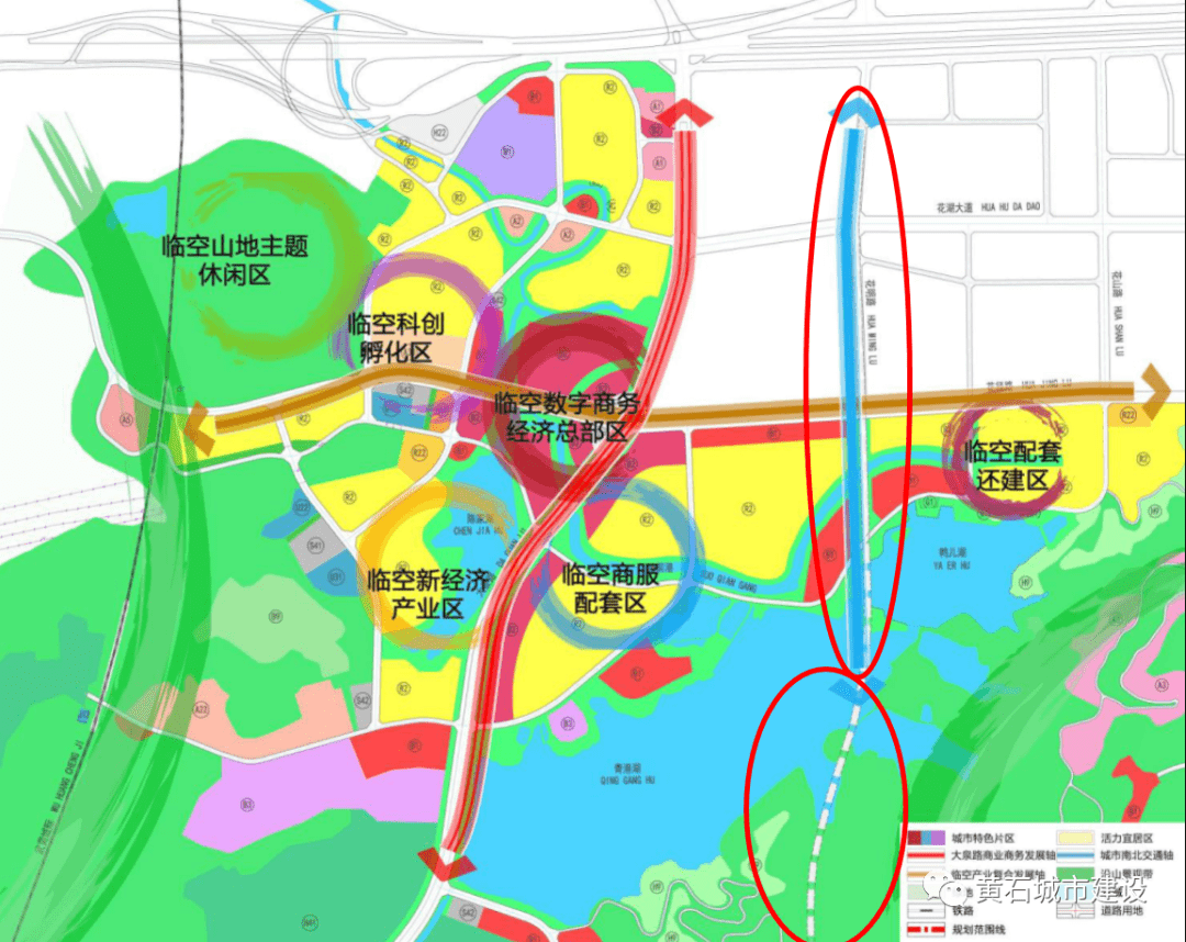 黄石南北大通道路线图图片