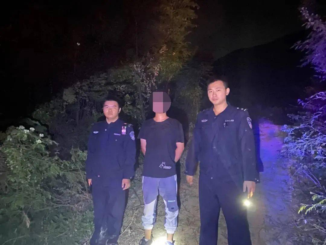 男子夜困深山,陸豐警方徒步救援_群眾_老人_金廂