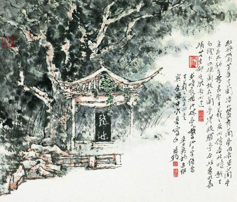 北京画院|65件套园林主题作品再现当代人心中的“桃花源”