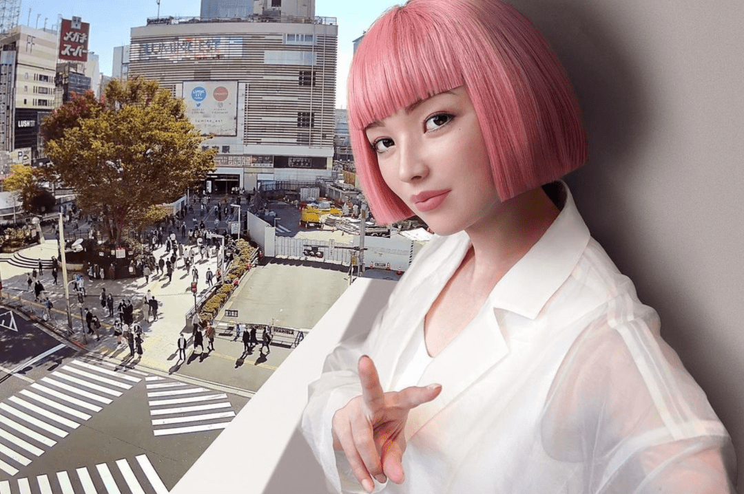 东京街头惊现"贞子",所有路人都看呆了!_屏幕_imma_日本