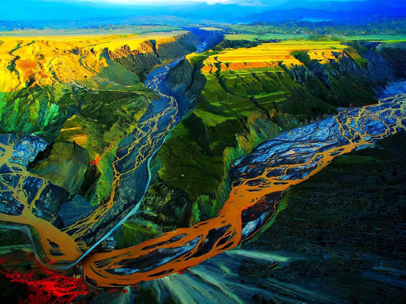 新疆大峡谷图片大全图片