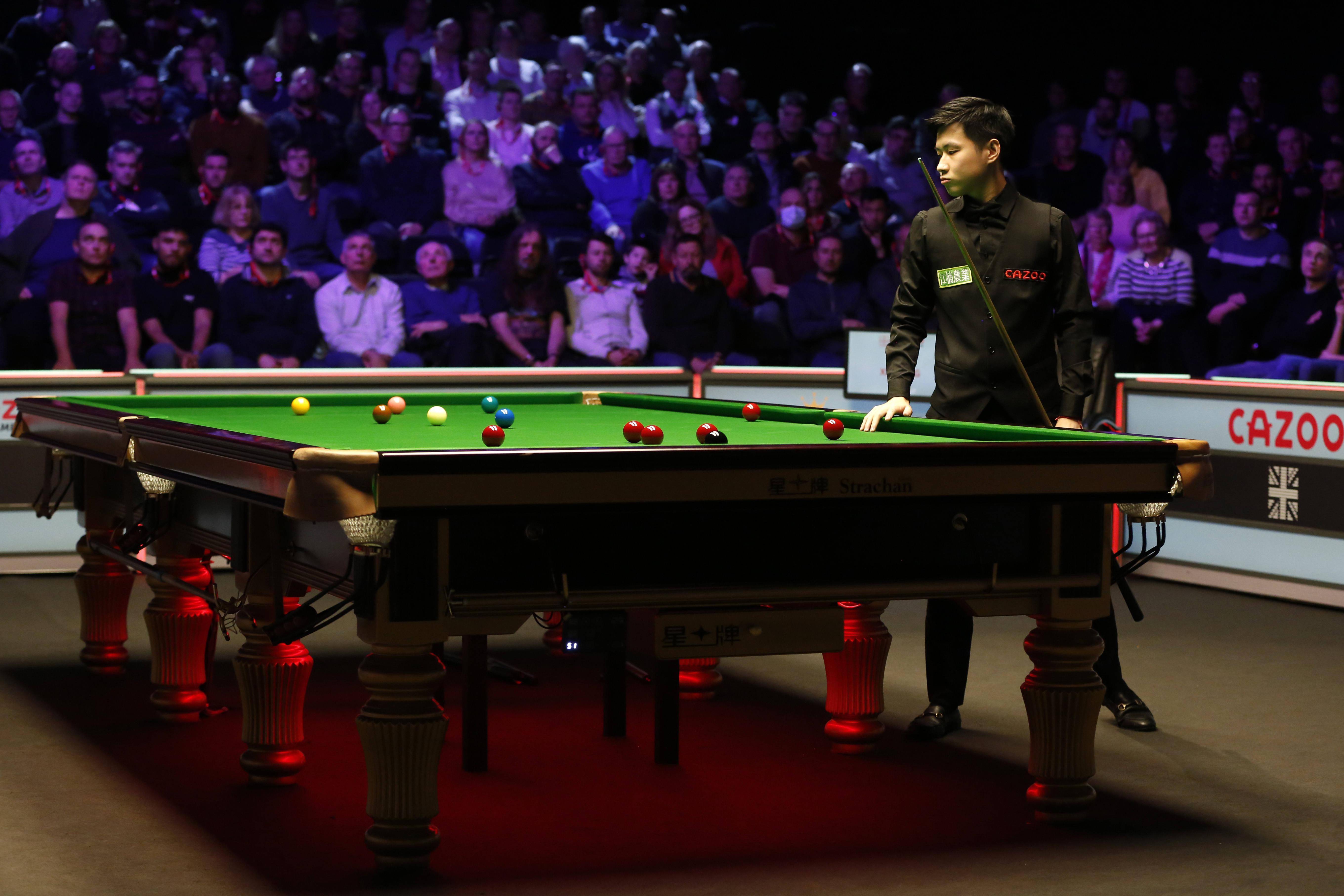 斯诺克——英锦赛:赵心童击败霍金斯挺进决赛_选手_比赛_中国