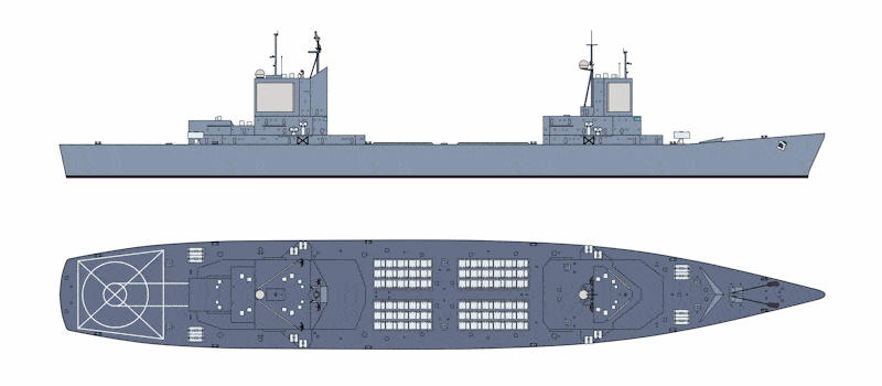 "武库舰"概念最早出现在1967年(如上图).