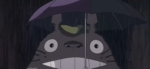 原来龙猫打伞是真的上了微博热搜你还会再看一次龙猫吗