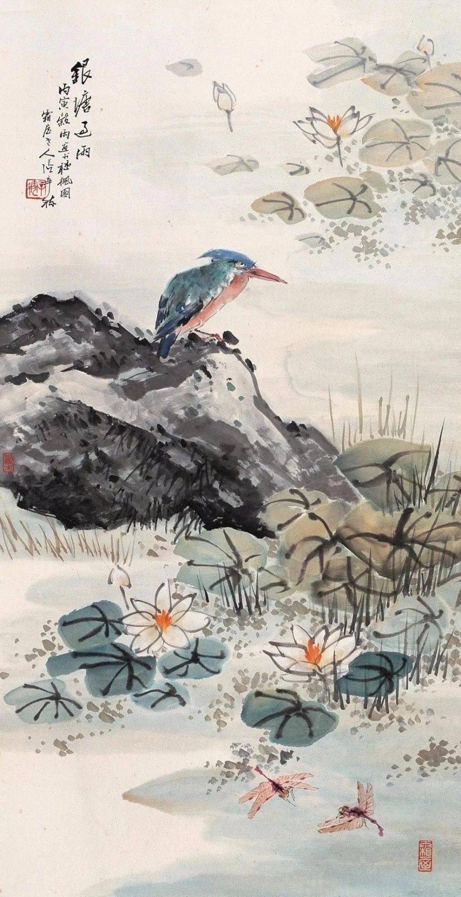 近现代写意花鸟画之大师张辛稼花鸟作品_绘画_高清图_中国