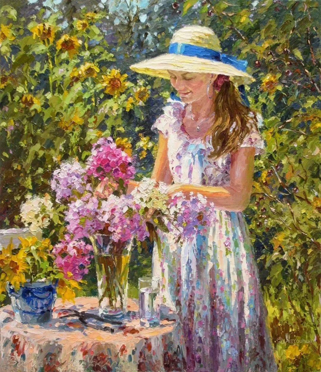 波兰女画家芭芭拉·贾斯基维茨内心肯定充满着阳光画作才会如此美和