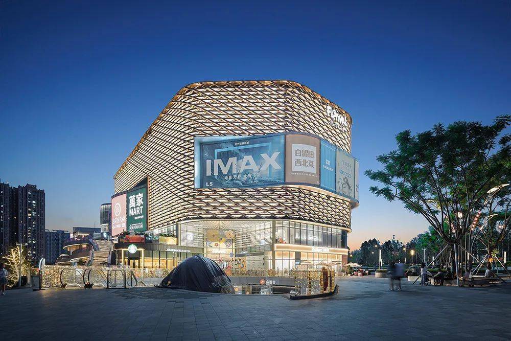 aedas新作成都世茂广场高密度城市中的微度假圣地