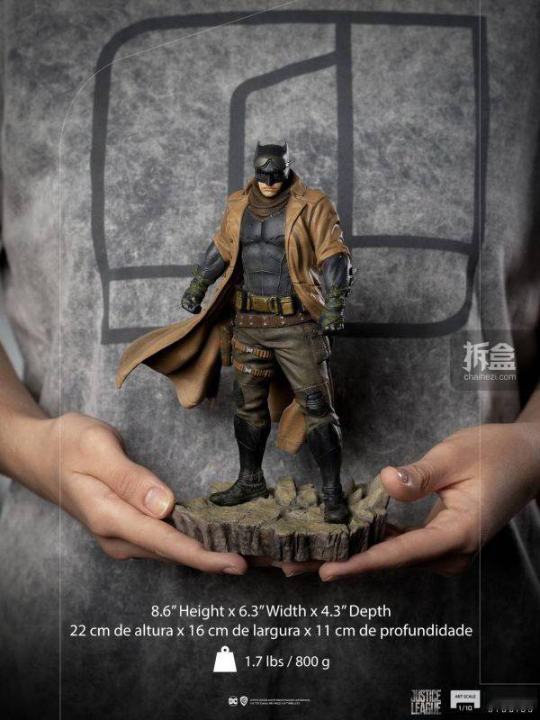 蝙蝠侠IRON STUDIOS 1/10 扎导 正义联盟 蝙蝠侠 BATMAN雕像