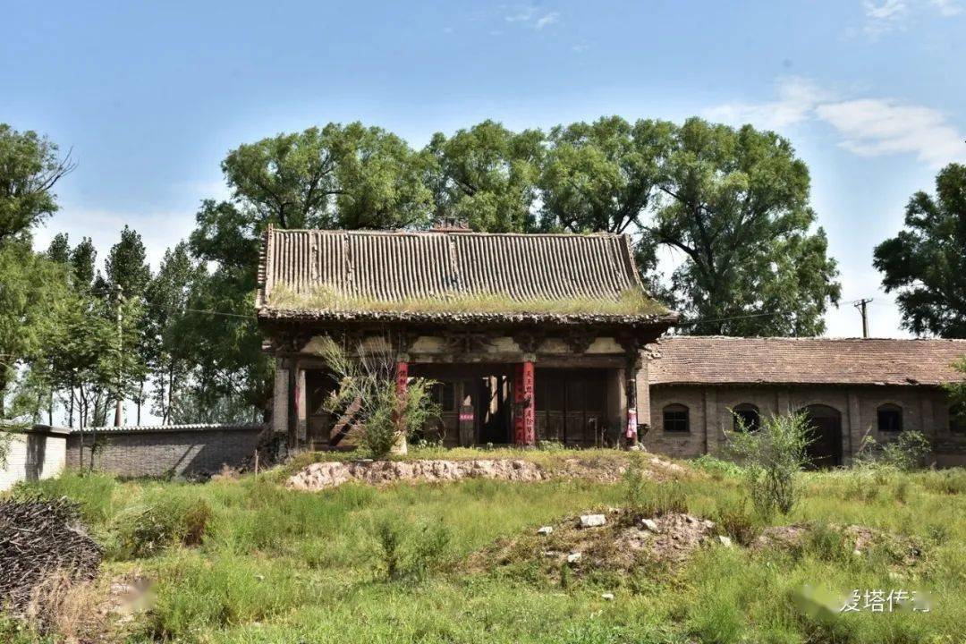 2021年7月"康驰子"拍摄的丰固村普寿寺现状,屋顶大面积坍塌2016年5月"