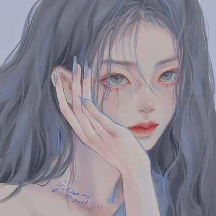 动漫女生头像 :凡事不必太在意,一切随缘随心_剪辑_二次元_壁纸