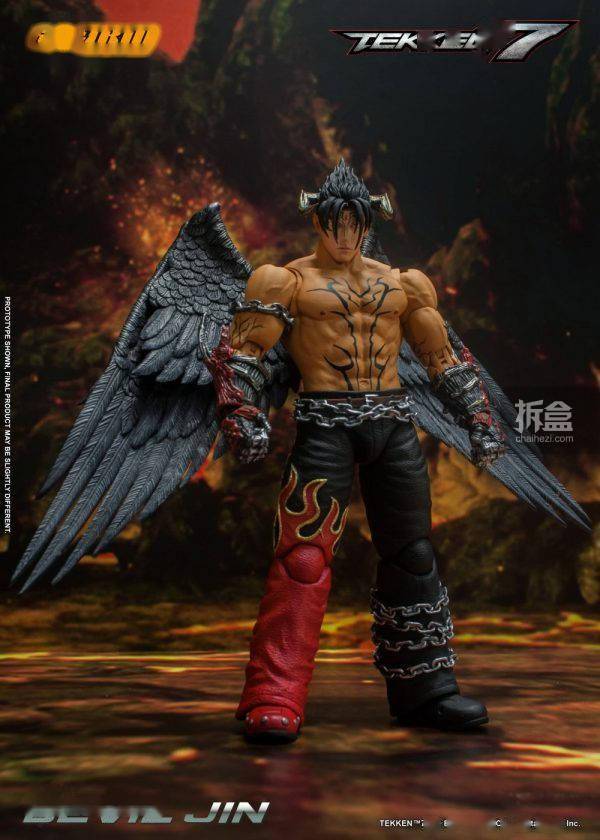 恶魔|STORM TOYS 铁拳7 DEVIL JIN 恶魔仁 风间仁 可动人偶