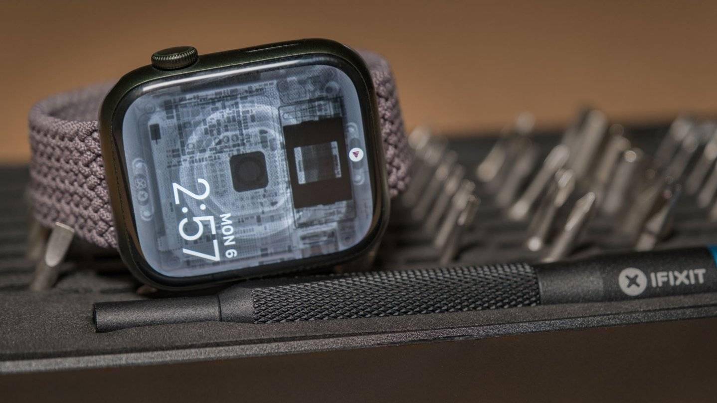 拆解|iFixit 公布 Apple Watch Series 7 X 光透视图壁纸，可免费下载