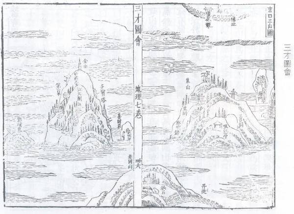 洞天寻隐·学林纪丨明代中晚期"京口三山"图像及其仙山意涵_版画_金山