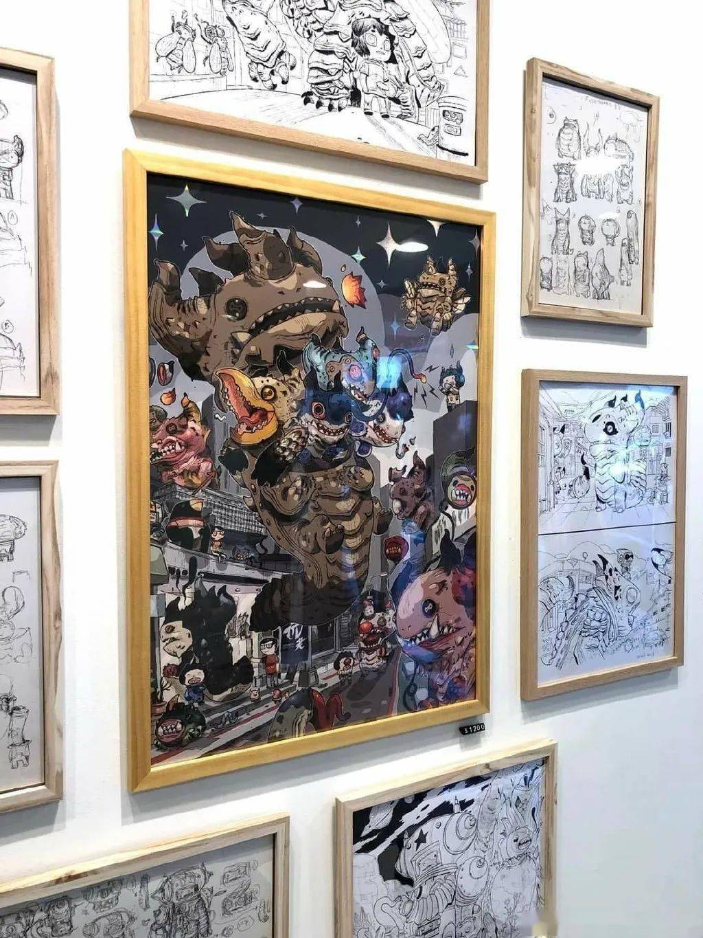 个展|MOOONSTERS – 1000Tentacles 台北个展 2021，天马行空的怪兽世界！