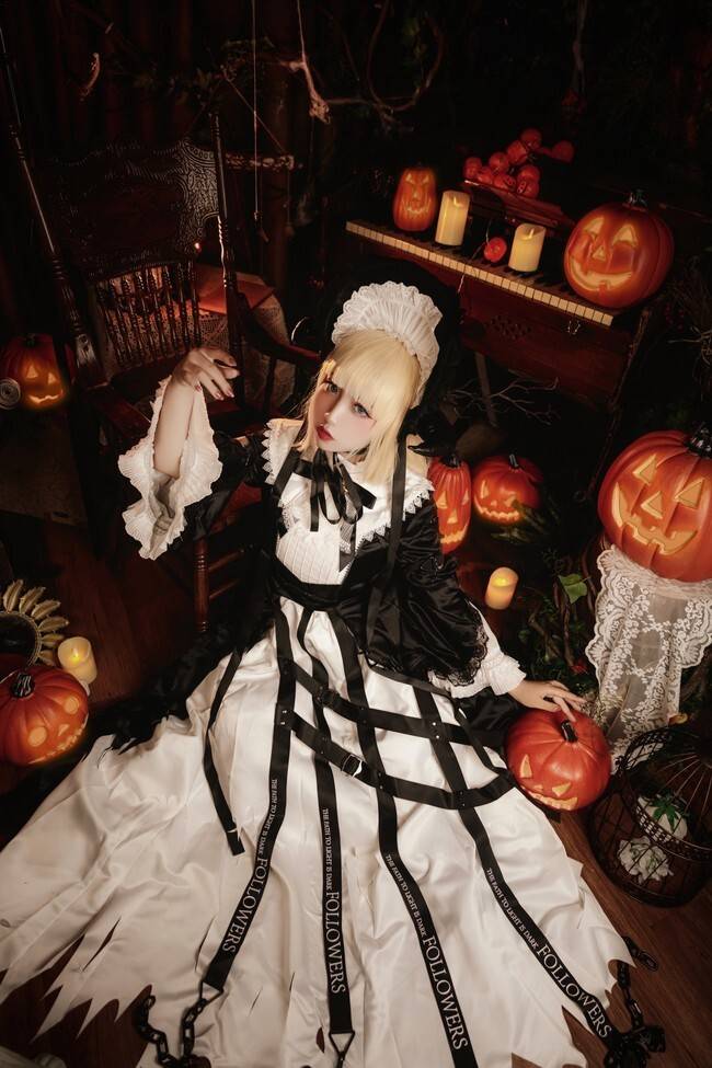 cos:明日方舟, 巫异盛宴 夜莺-挽歌_工棚_奈奈_摄影