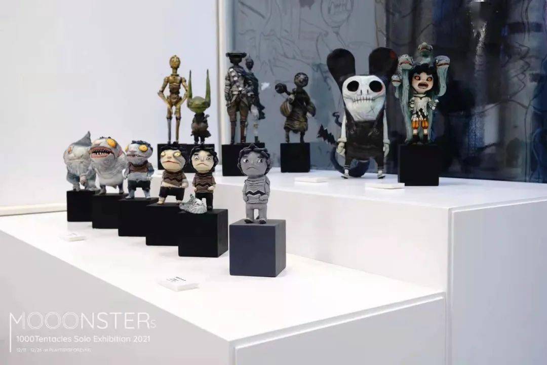 个展|MOOONSTERS – 1000Tentacles 台北个展 2021，天马行空的怪兽世界！