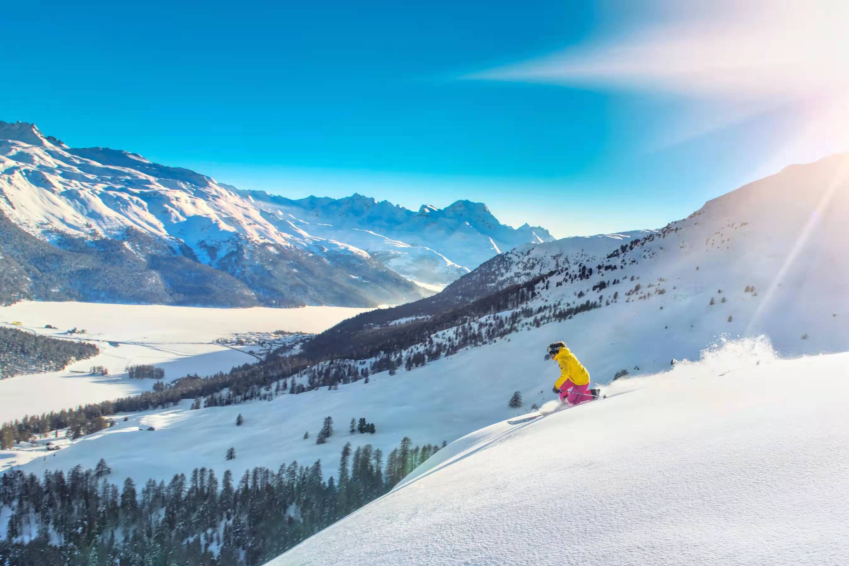 呼伦贝尔东山滑雪场图片