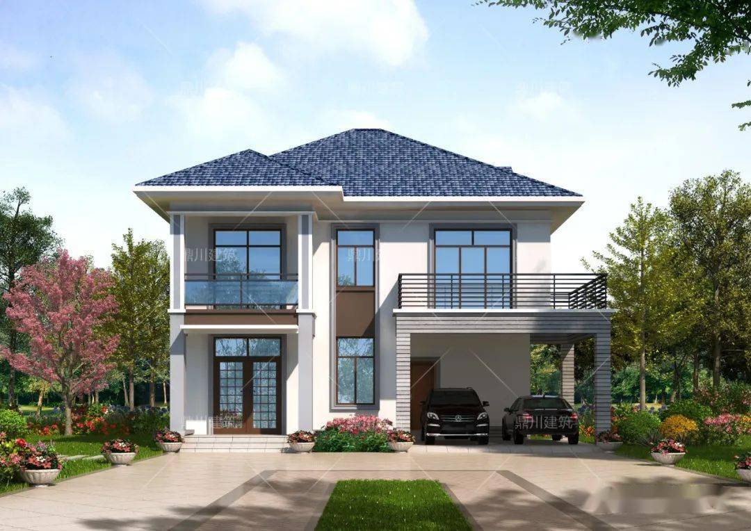 带开放式车库4款自建别墅,农村不可多得的户型,最后一款建成案例超多