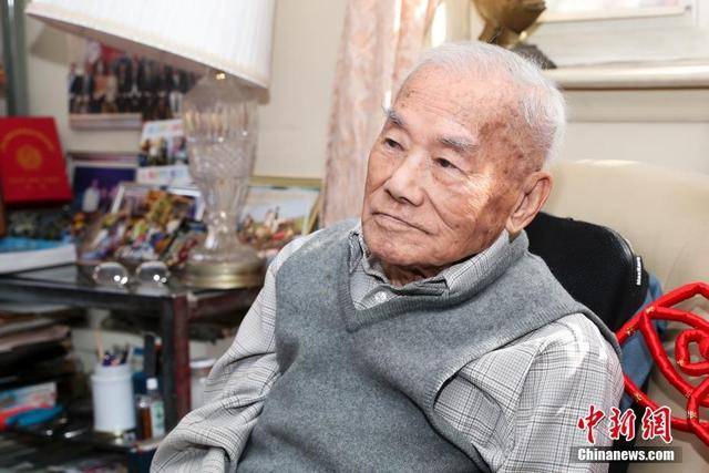 美国"飞虎队"老战士陈锦棠在纽约逝世_工作_来源_中新社