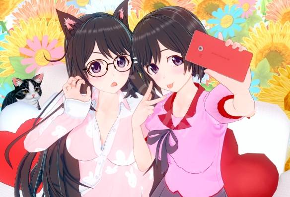 恋活sunshine人物卡羽川翼分享物语系列羽川翼怎么捏