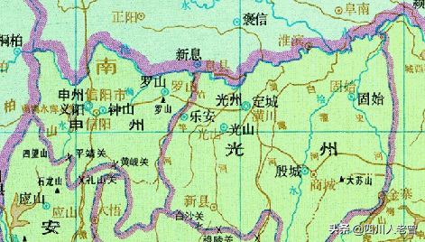 旧潢州地图 旧潢州地图 古光州今信阳潢川县历史沿革_弋阳