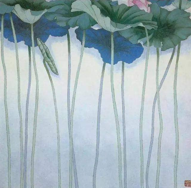 蒋采苹的重彩工笔花鸟画,十分惊艳!_cmx_作品_处理