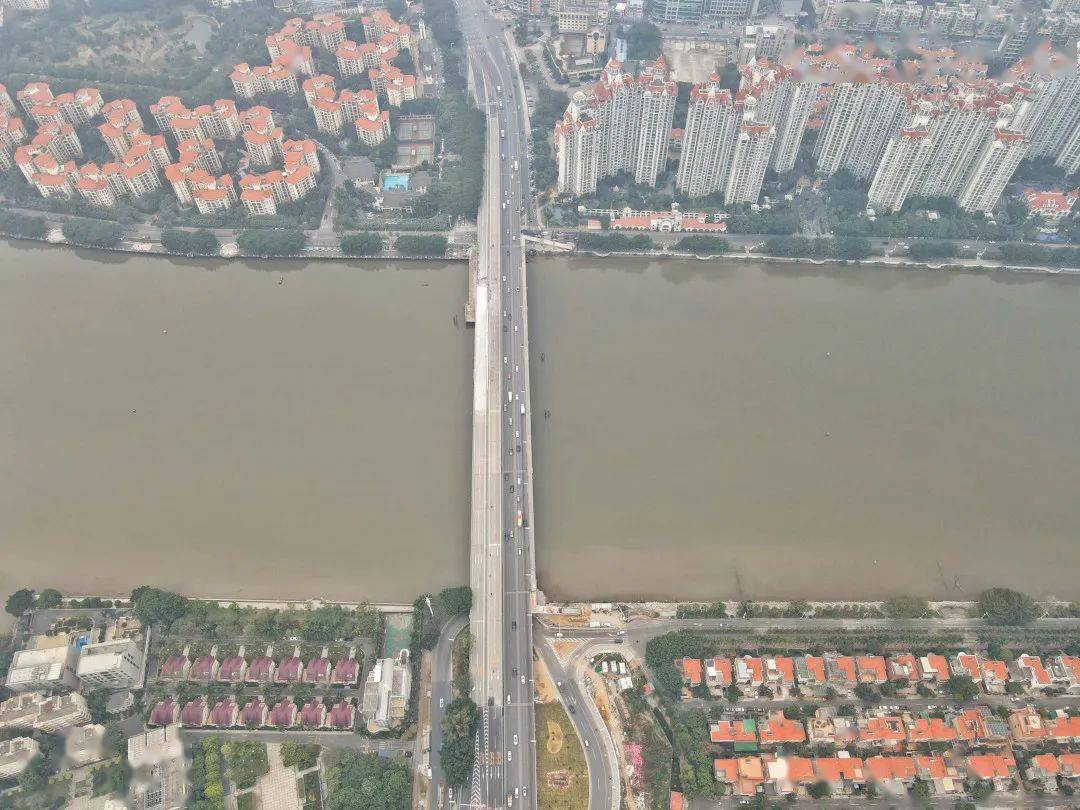 沙溪大桥扩建工程已完工开通试运行计划明年四月新旧桥梁全幅通车