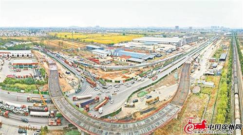 徐韩快速路(北段)两匝道桥贯通_湖北一高速高架桥垮塌已致3死_湖北一