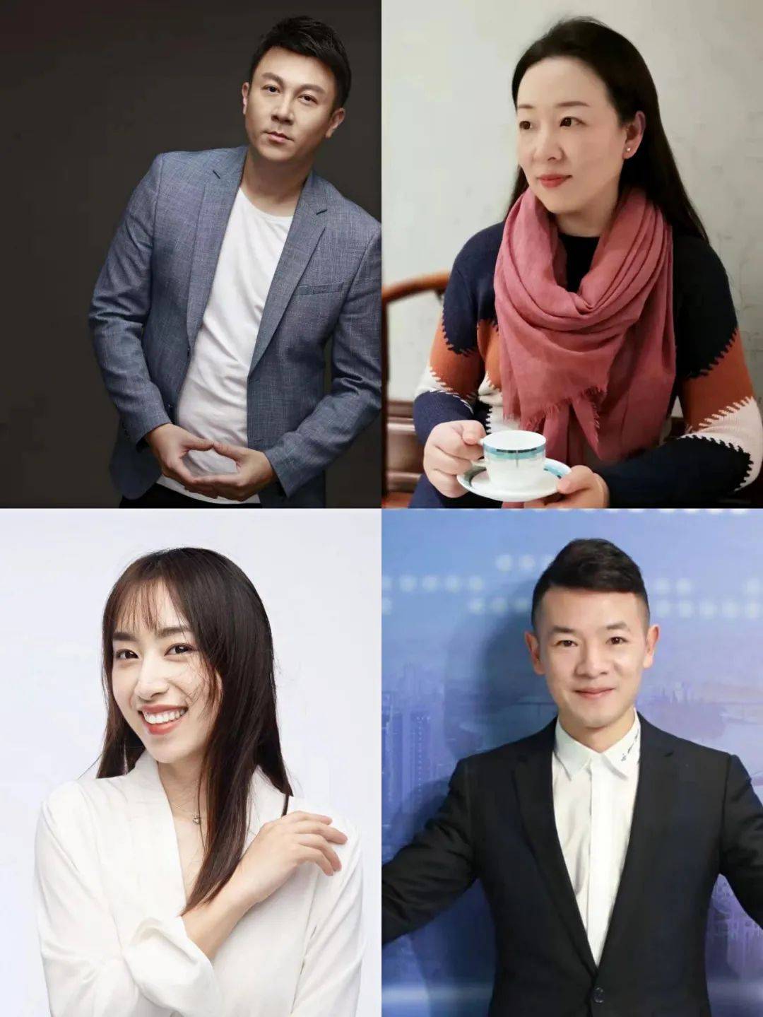 黄桢右上:无锡广播记者 晓群左下:舟山交通经济广播 昕妤右下:黄山市